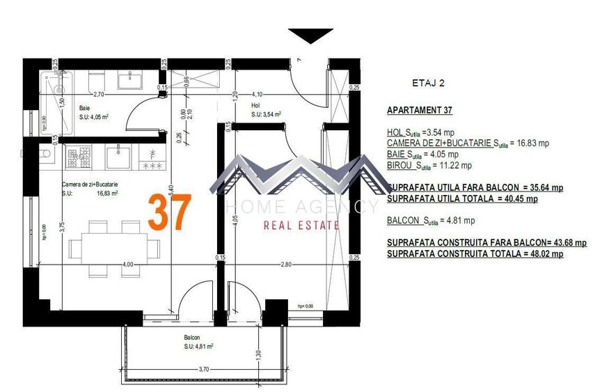 Studio modern mobilat, parcare inclusa ideal locuit/investi?ie - 6