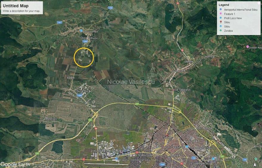 Teren industrial Sibiu cu acces rapid la Aeroport si Auto... Teren industrial Sibiu cu acces rapid la Aeroport si Auto...