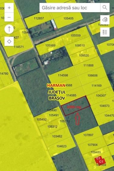 Teren Intravilan Harman Zona Str.Decebal - 1