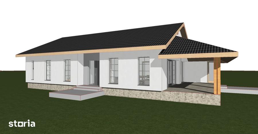 Casă cu 3 camere cu Teren 938 Mp în Sârbi