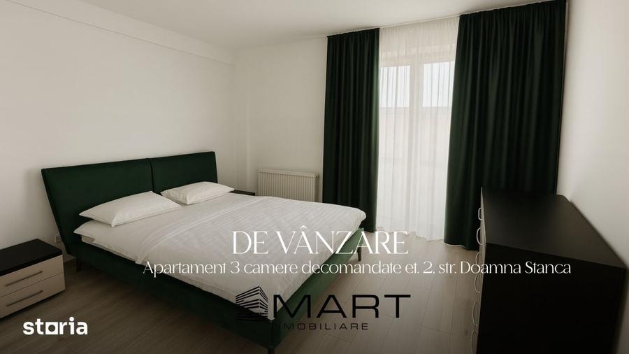 Apartament 3 camere, etaj 2 cu lift zona Doamna Stanca - 1