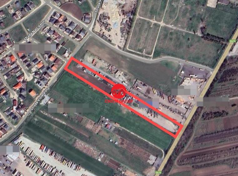 Teren intravilan, deschidere 2 strazi, 10.000 mp Posibilitat - 1