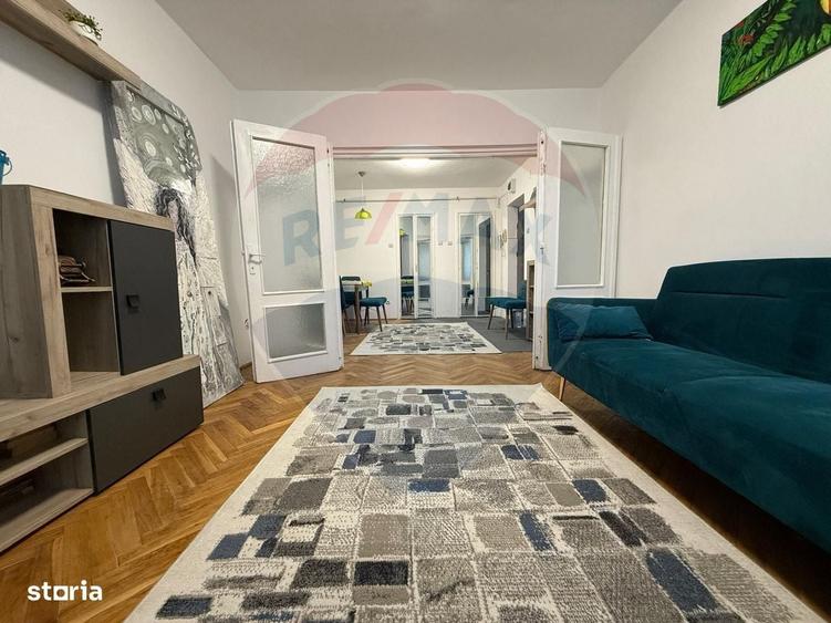 Apartament cu 2 camere, mobilat în Central