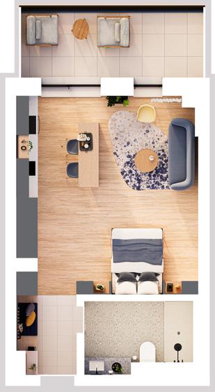 PROMOTIE BLACK FRIDAY !! SOLID SKYLINE MAMAIA- STUDIO VEDERE FRONTALA LAC- SMART - 10