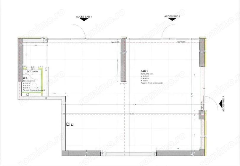 Spa?iu comercial, 80 mp utili, Calea Torontalului - 1