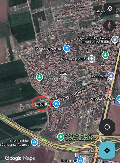 Lazu Teren 500mp d20 strada cu Vile Lazu Teren 500mp d20 strada cu Vile