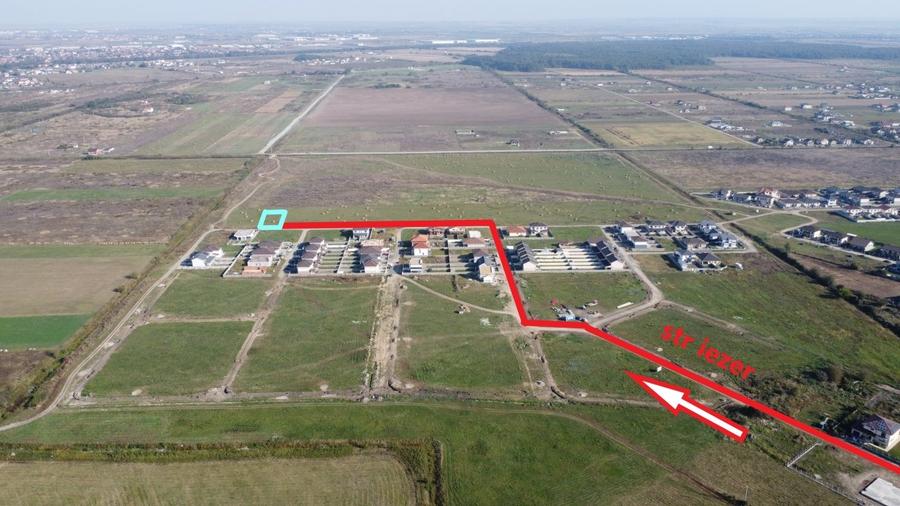 Parcela in cartier Serena 3 cu toate utilitatile strada Flautului - 2