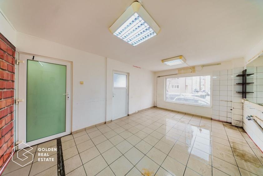 Apartament 2 camere pretabil pentru spatiu comercial, parter,  Alfa, comision 0% - 1
