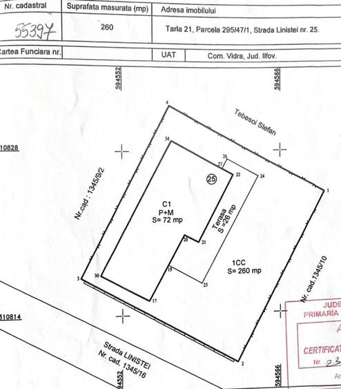 BERCENI-VIDRA, CASA P+M 130 MP, LOT 260 MP! - 19