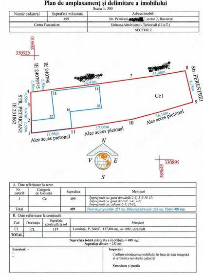 Casă cu Teren 251 Mp în Petricani