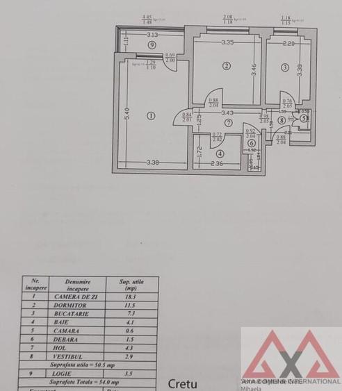 Apartament 2 camere Campia Libertatii - decomandat - acces metrou Piata Muncii - 8