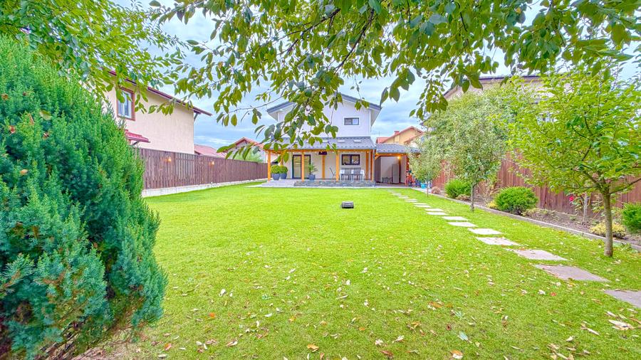 Casa premium, peisagistica, utilitati complete, Stupini - 4