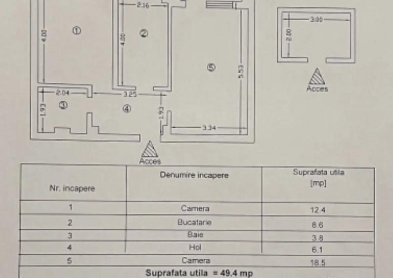 Oportunitate imobiliara! Apartament 2 camere, situat in zona - 11