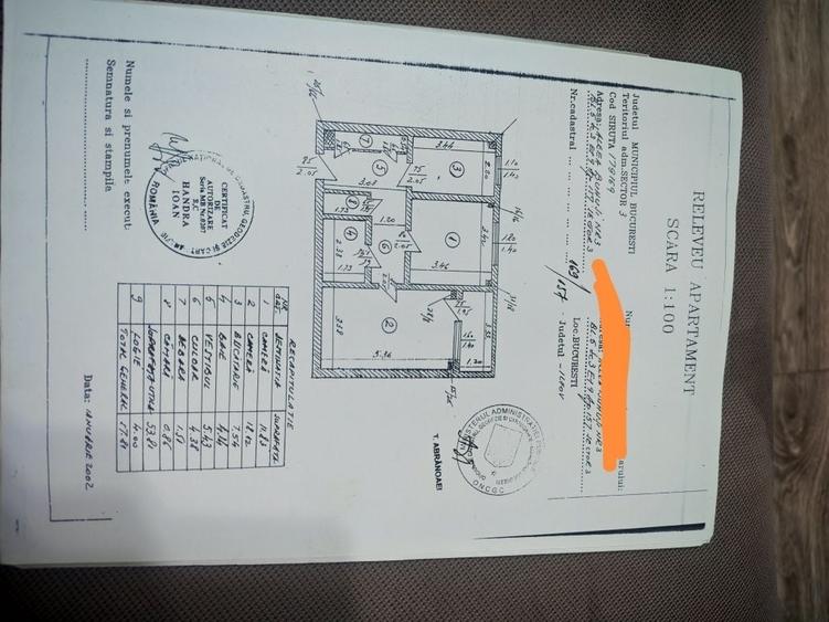 Apartament 2 camere decomandat, etaj 9/10 - 1