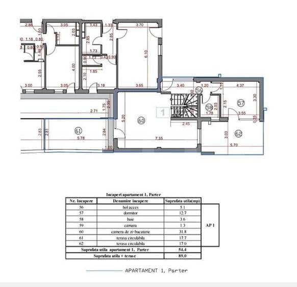 Penthouse 3 terase, 94 mp, zona Semicentrala - 1