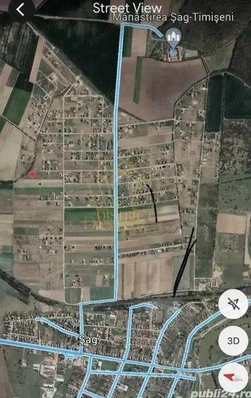 Teren intravilan pentru constructii | Sag I Manastire - 1
