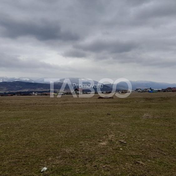 Teren intravilan 11.400 mp deschidere 45 ml in Talmaciu zona de case