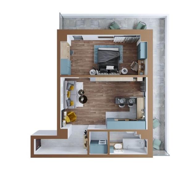 Aparatament 2CD, 111760euro, Copou - 8