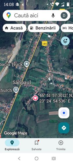 Teren de 1449 mp, în Sânpaul