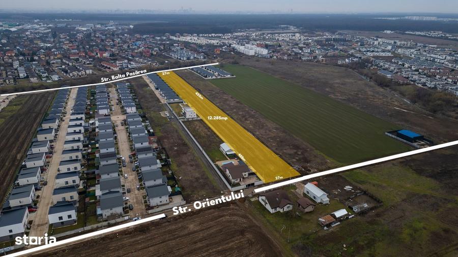 Teren intravilan, 12.200 mp, toate utilita?ile, zona de case, Tunari - 3