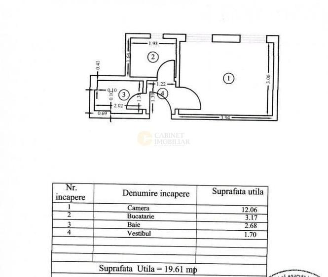 Garsoniera  | Calea Victoriei  | Pretabil AIRBNB | Creditabil - 8