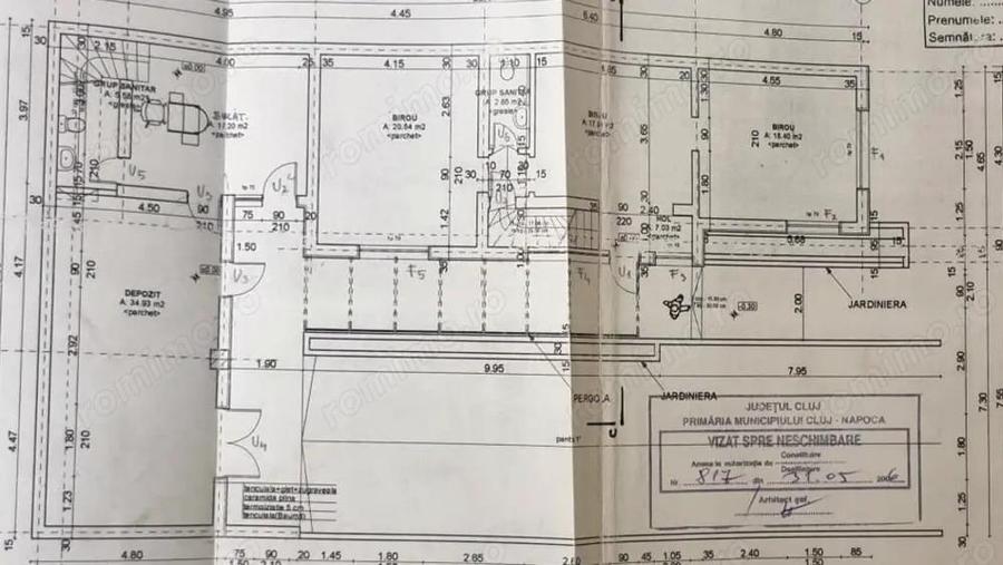 Casa de vanzare Imobil Mixt P+E Locuinta+Spatiu Comercial Marasti 277mp utili - 1