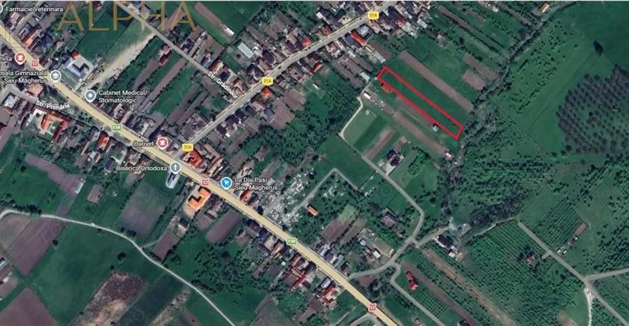 Teren intravilan de vAnzare Com. Sieu-Magherus, jud. BN - 2