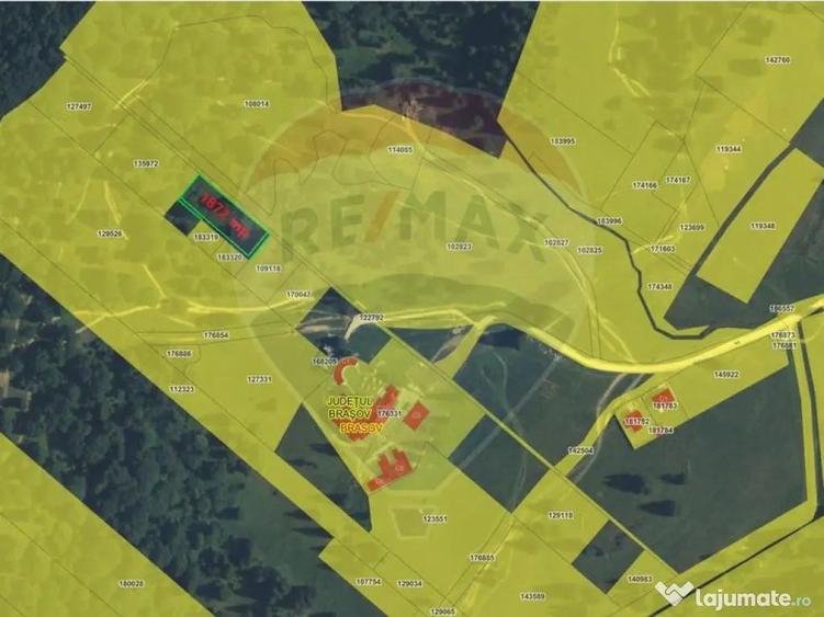 Teren Poiana Brasov, langa Stana turistica 1872mp, PUZ ca... - 2