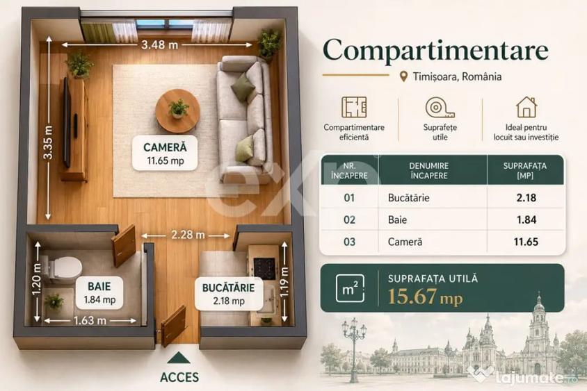 DE VANZARE GARSONIERA | PARTER | INVESTITIE - 8