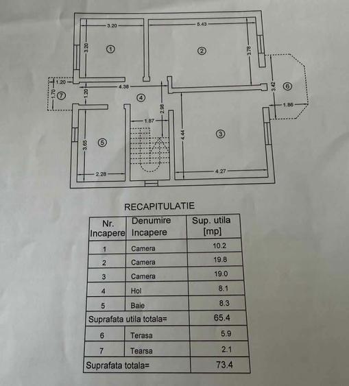 Casa P+1, 173 mp utili, teren 1220 mp la gri 5 min Tatarasi la intrare Holboca - 7