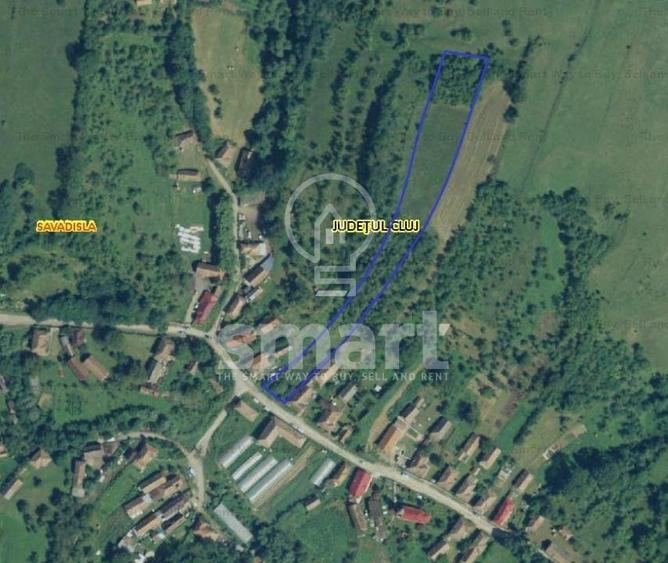 Teren intravilan cu CF 5400mp front 17 Savadisla jud Cluj - 6