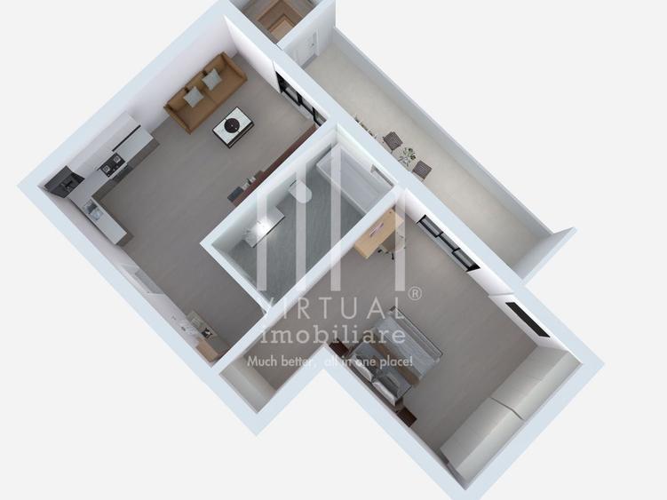 Apartament 2 camere - 39,23 mp utili + balcon - Lacul lui Binder - 5