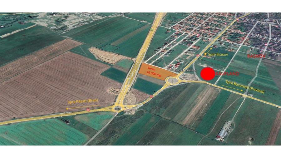 Teren Rasnov giratoriu zona Kauflad - 1