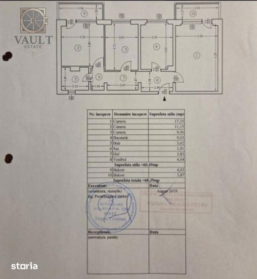 Apartament cu 3 camere decomandat, mobilat în Pantelimon
