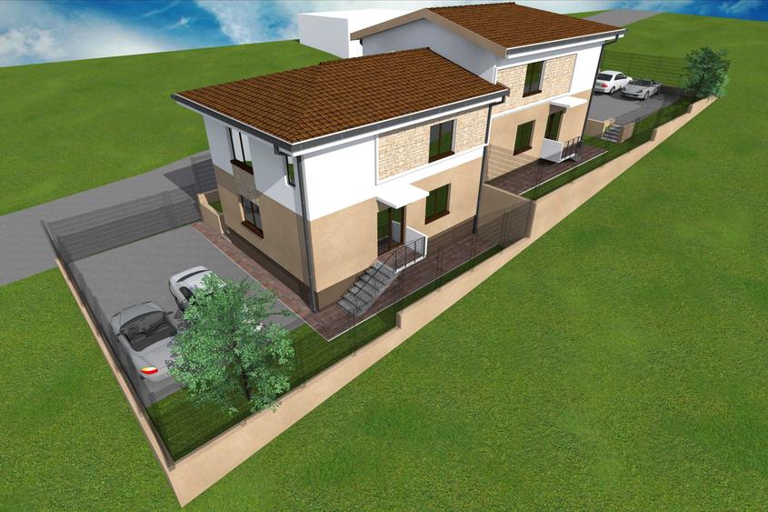Duplex cu 3 camere cu Canalizare în Dezmir