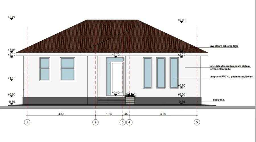 Casă cu 3 camere cu Teren 358 Mp în Agigea