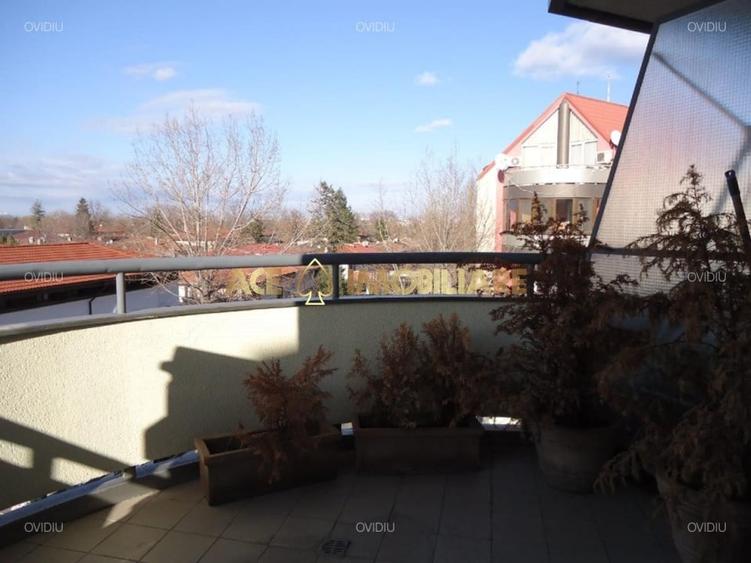 Apartament cu 3 camere semidecomandat, mobilat în Herăstrău