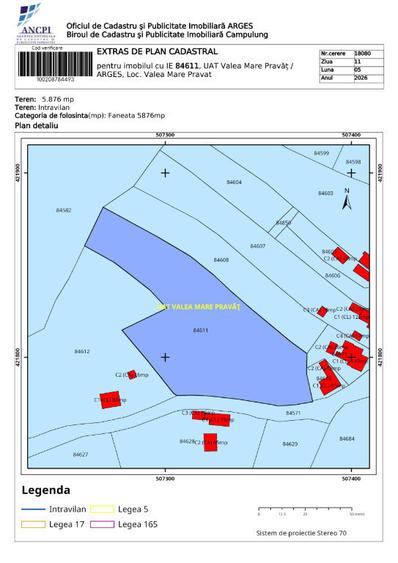 Vanzare teren intravilan 5867 mp Valea Mare-Prava?, jude?ul Arge? - 1