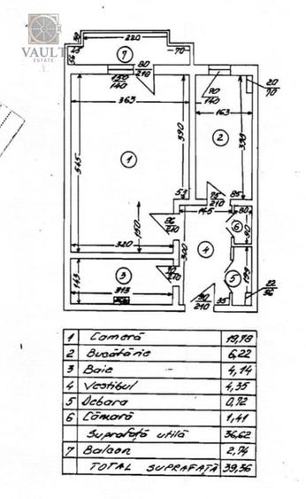 Garsoniera -DECOAMDANTA - ETAJ 2 - zona SEBASTIAN/13 SEPTEMBRIE - 6