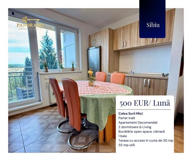 Apartament cu 3 camere decomandat, mobilat în Aeroport