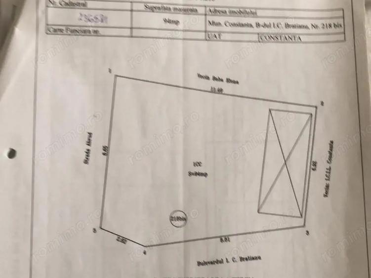 Teren cu casa 3 cam+teren alaturat. - 1