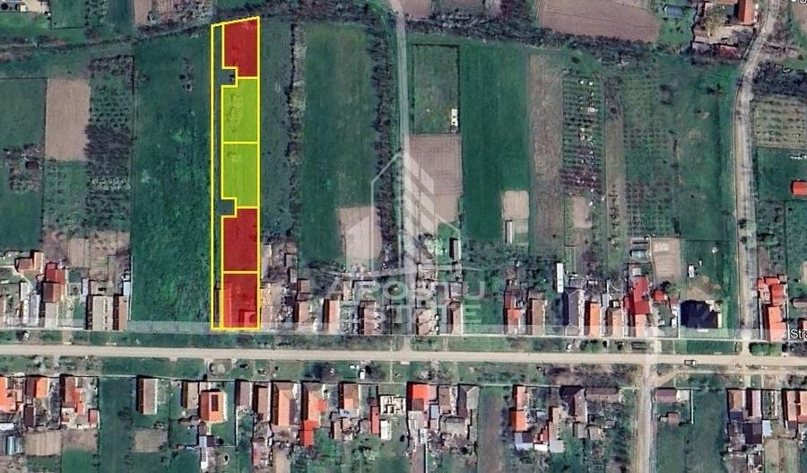 Parcele teren 535 mp, front 37 ml, Padureni - 1