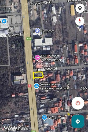 Teren Otopeni, cu deschidere la DN1, de inchiriat