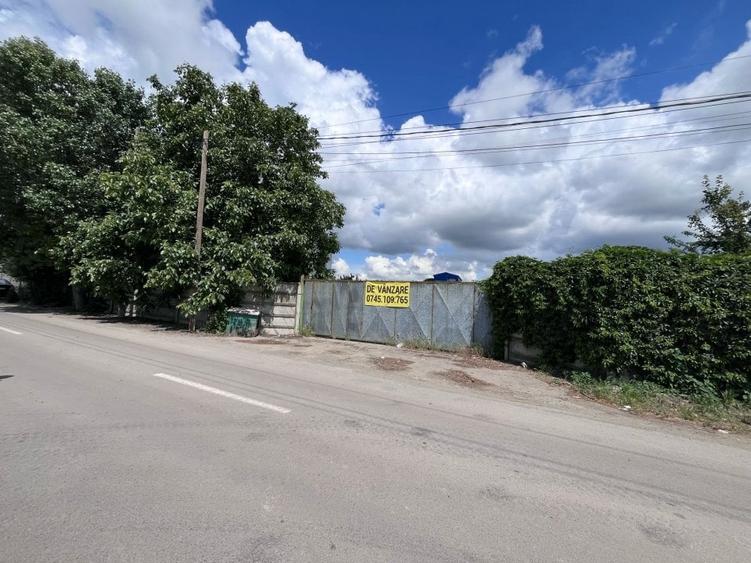 Teren intravilan liber de vanzare, imprejmuit, utilitati, la asfalt, 380kw - 1