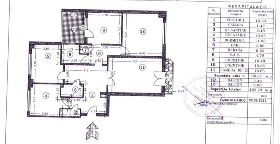 Apartament 4 camere Unirii Fantani - 1