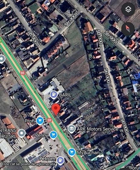 Sag - DN 59 -Casa si Teren 1876 mp - front 14 m - 4