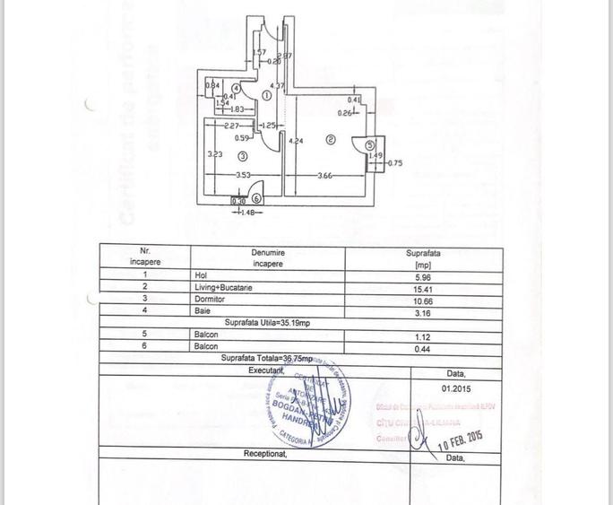 Apartament cu 2 camere în Ștefăneștii de Jos
