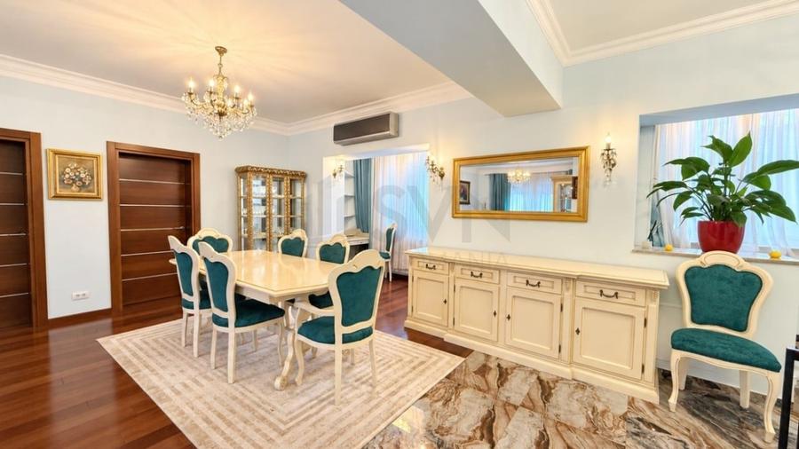 Apartament cu 3 camere decomandat, mobilat în Dorobanți