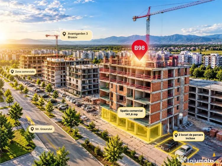 Spațiu comercial, de 142 mp, în Avantgarden
