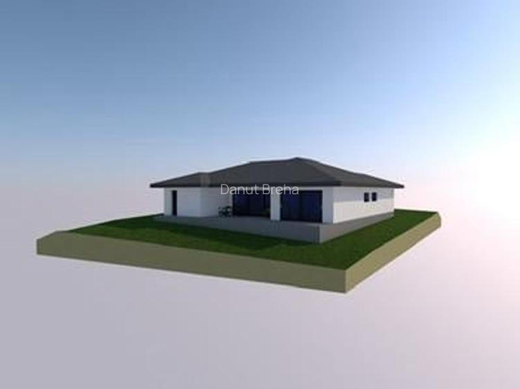 Casa pe un nivel, 164mp, 590mp teren, Chinteni